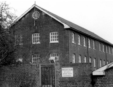G. P. Swinborne & Co Isinglass factory, Coggeshall. This mill building was built 1853–1875 and was used for the drying and cutting of isinglass.