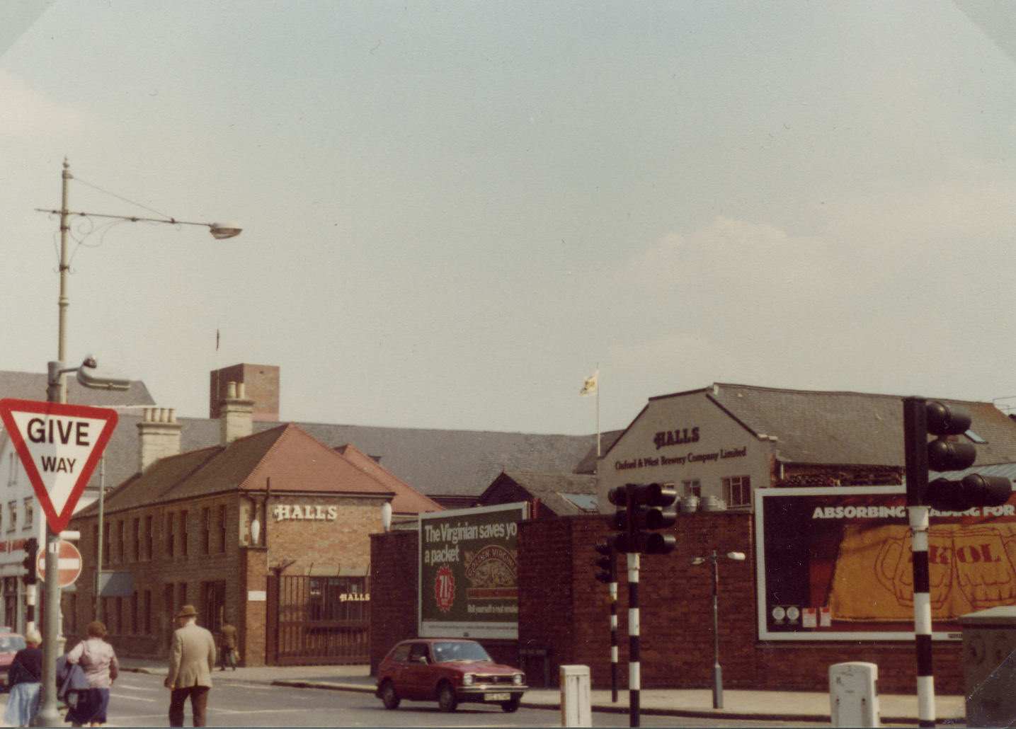 The brewery site in 1982