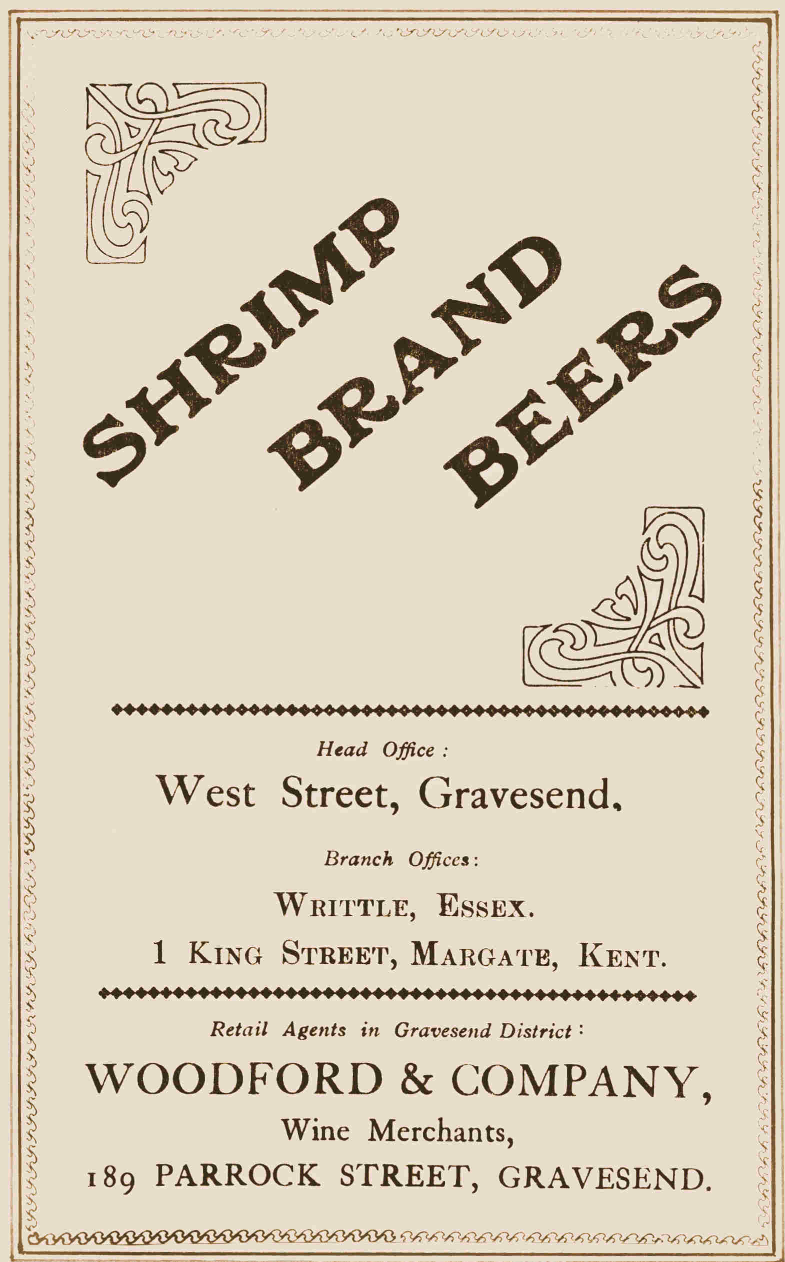 An advert from 1905