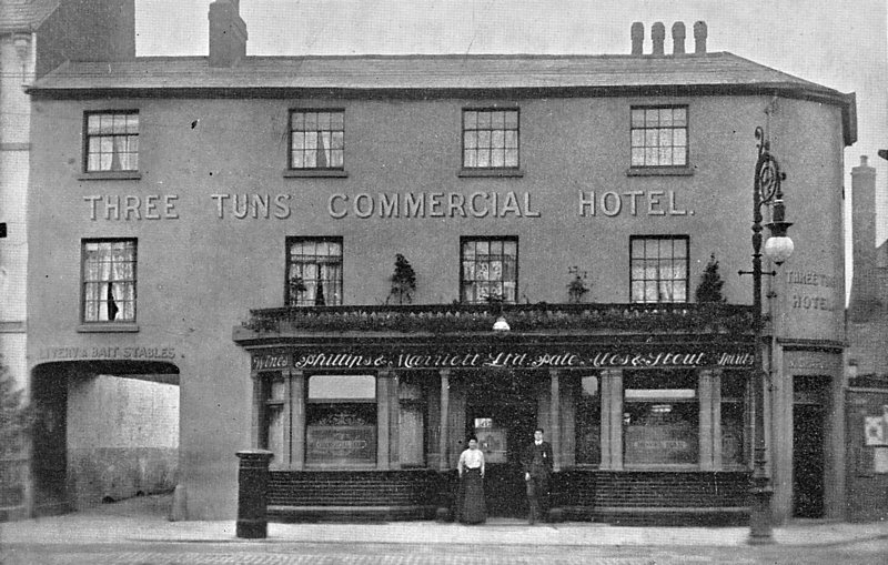 Three Tuns, Coventry: photo courtesy www.historiccoventry.co.uk