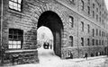 Entrance from Castle Green to the stables and malt kilns, W H Birks and Co. Photo courtesy www.sheffieldhistory.co.uk