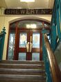 The steps into the redundant Brewery No2