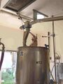 Reassembling the mash hydrator after cleaning the old mash tun
