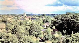 File:Hook Norton Oxon from top of brewery 11 August 1985.JPG
