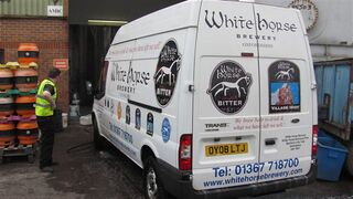 File:White Horse Brewery van.jpg