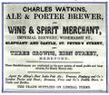 An advert from 1851