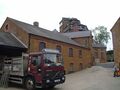 Brewery buildings - note the cherished vehicle plates on the wagon