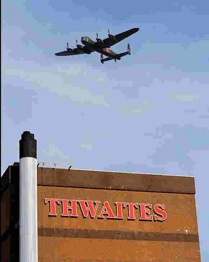 Lancaster over Brewery Tower (5).jpg