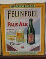 An early enamel advertising sign for Felinfoel Pale Ale