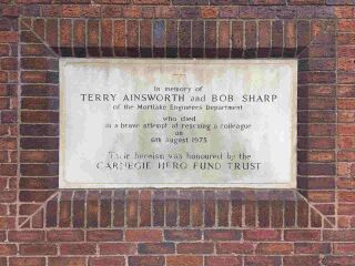 File:Plaque to Terry Ainsworth and Bob Sharp.jpg