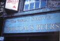 This sign at the Malt Shovel finally disappeared in the mid 1980s