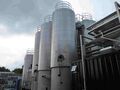 Four 250hL external fermenters and two BBTs for tanker operations.