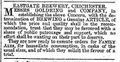 Advert, Goldring & Company (Hampshire Telegraph and Sussex Chronicle).