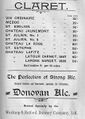 The significance of the "Donovan" name for the Xmas strong ale is that Donovan was the Duke of Portland's horse that won both the Derby and the St Leger in 1889