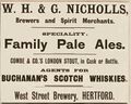 An advert from 1899
