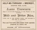 An advert from 1883