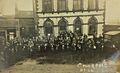 Another image showing part of the off-licence; the photo commemorates the first official meeting of the Pickering & District Motor Club (P.M.C.) in February 1924.